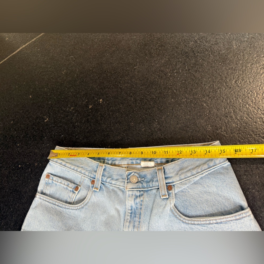 Levi's Light Blue Boyfriend Jeans custom made 30x30 - Picture 5 of 16